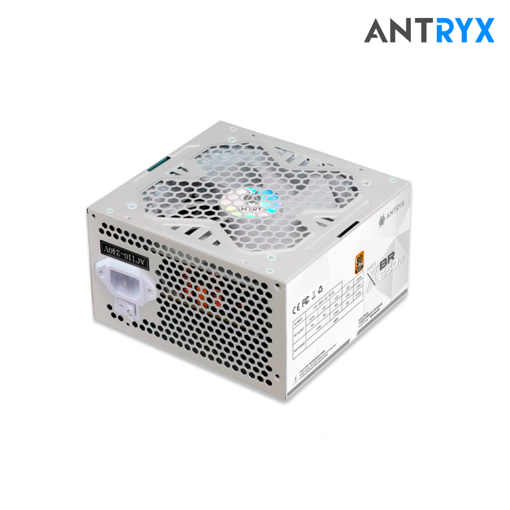Antryx XBR-650 White Fuente de Poder ATX 80Plus Bronze 
