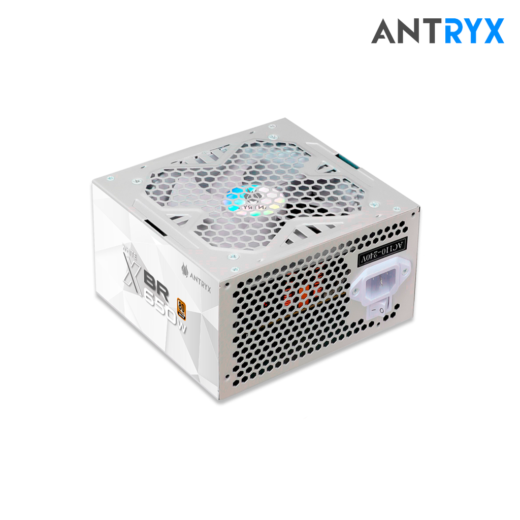 Antryx XBR-650 White Fuente de Poder ATX 80Plus Bronze 
