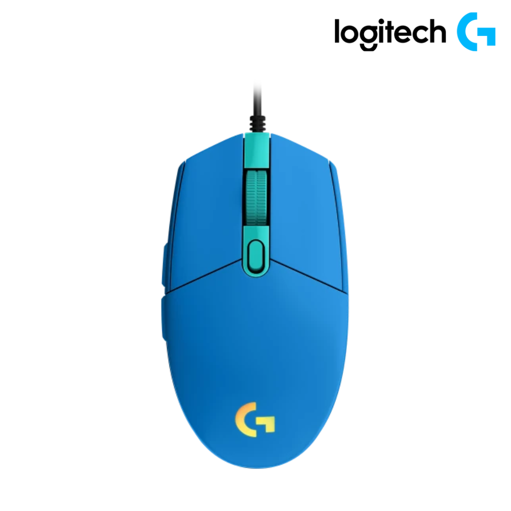 Logitech G203 Mouse Lightsync Optical 8000 DPI RGB BLUE