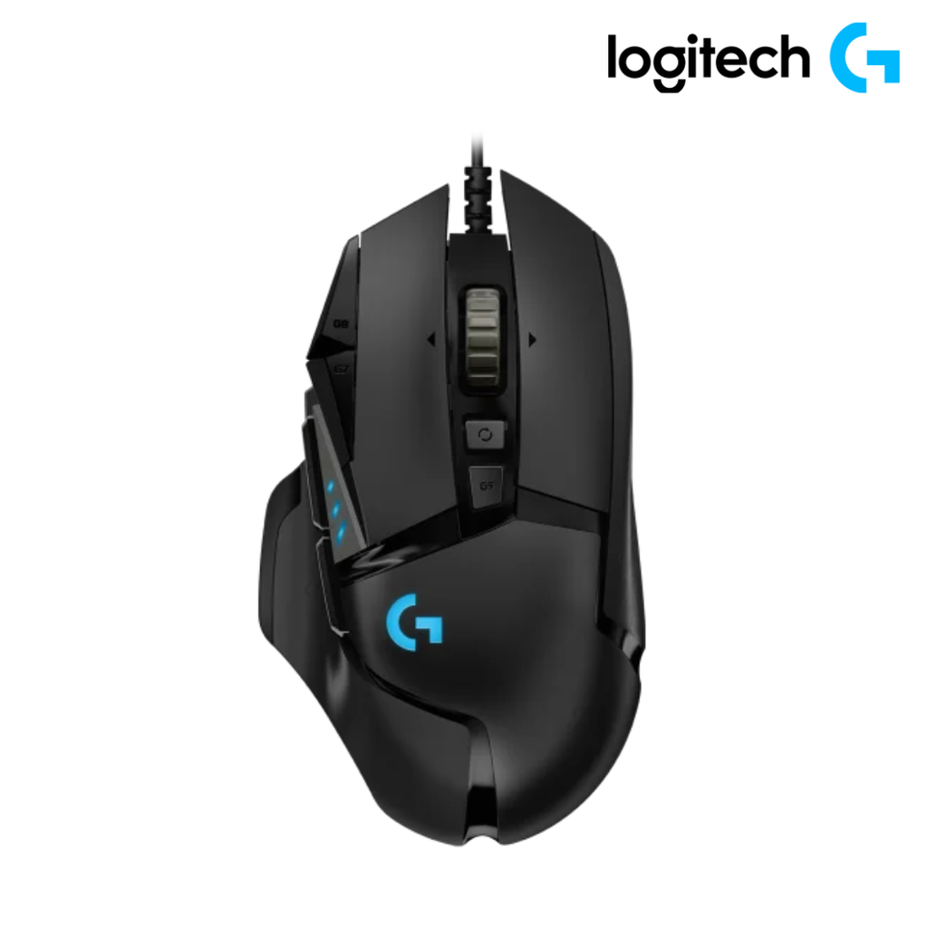 Logitech G502 Mouse Lightsync HERO 25000 DPI RGB Negro