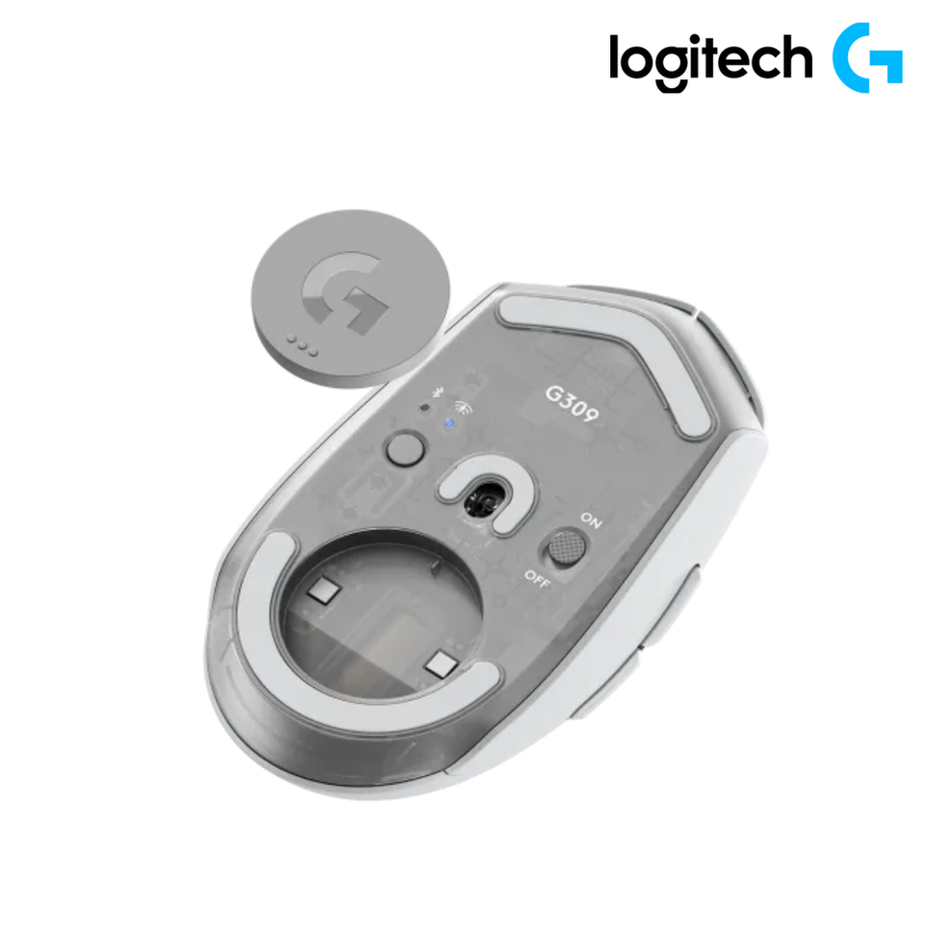 Logitech G309 Mouse Ligthspeed Wireless 25000 DPI Blanco