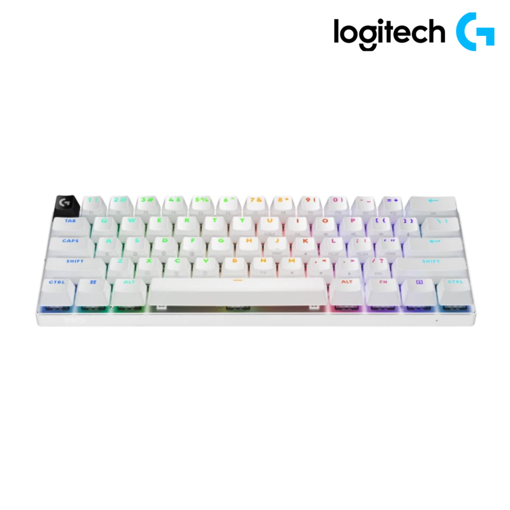 Logitech PRO X 60 Lightsync Teclado Gaming Optico RGB Blanco
