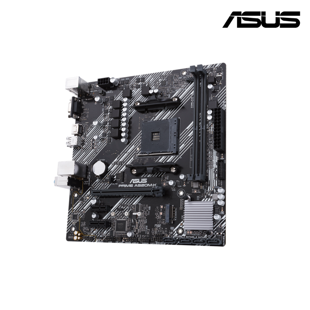 ASUS PRIME A520M-K Motherboard Chipset AMD A520 Socket AMD AM4 Micro ATX