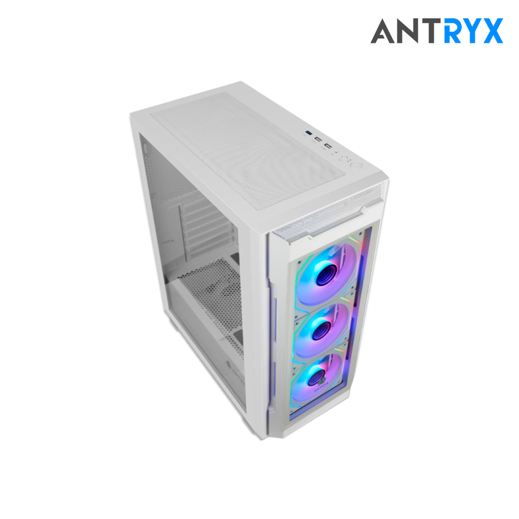 Antryx RX-560 Case Mid Tower Blanco 3 ventiladores