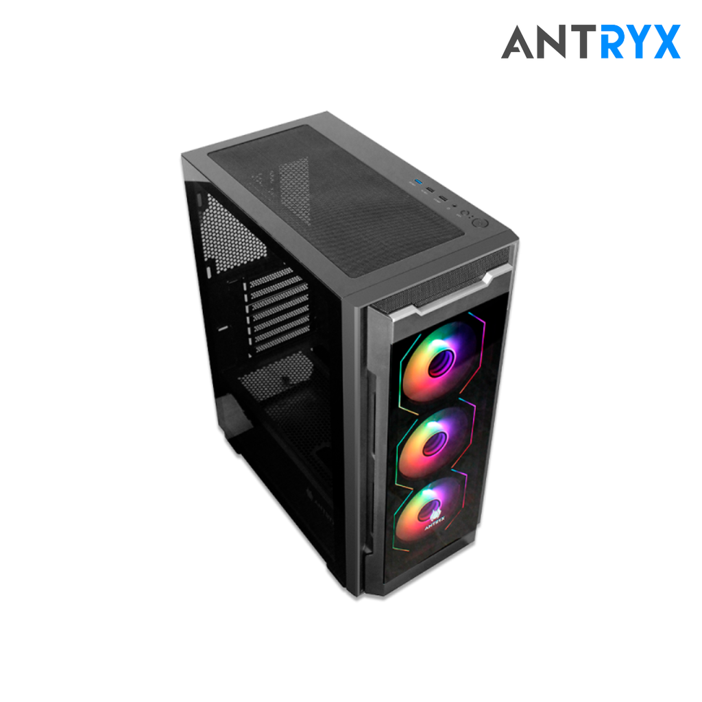 Antryx RX-560 Case Mid Tower Fan x 3 Negro