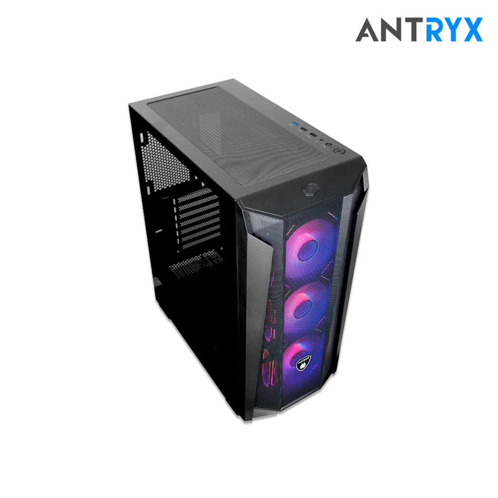 Antryx RX-570 Case Mid Tower Negro 3 ventiladores              