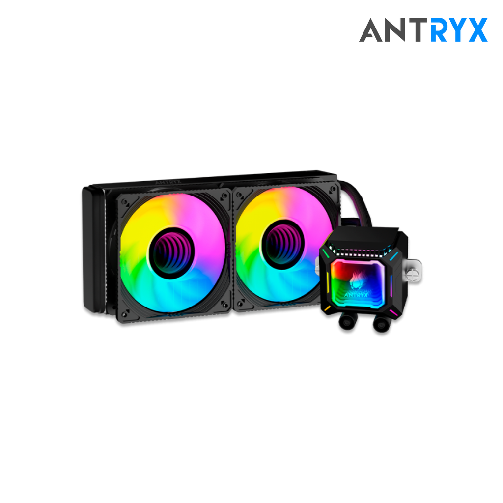 Antryx Triton Aegis 240 Black Enfriamiento Liquido ARGB