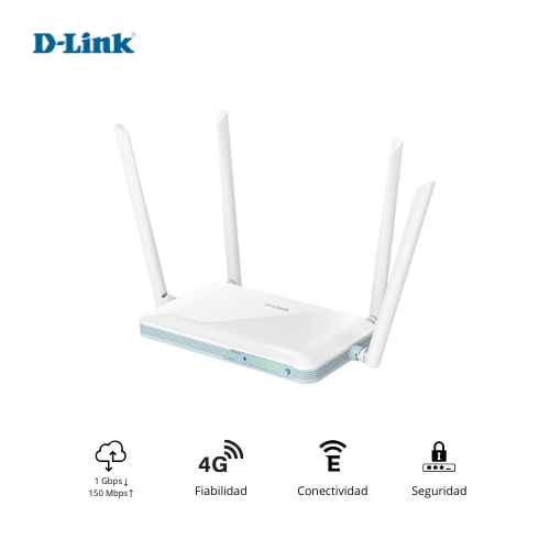 D-Link N300 G403 Router 4G Smart 4 x LAN y 1 x WLAN 10/100 Mbps