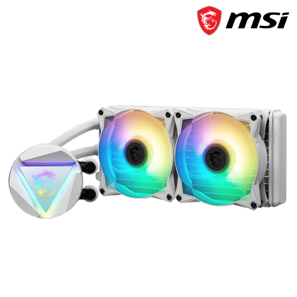 MSI MAG CORELIQUID E240 Enfriamiento Liquido 2 Ventiladores Blanco