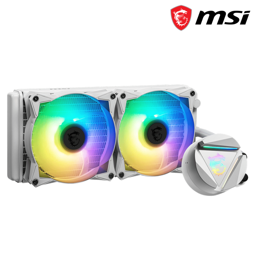 MSI MAG CORELIQUID E240 Enfriamiento Liquido 2 Ventiladores Blanco