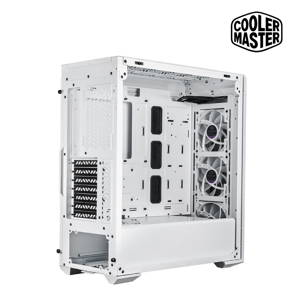 Cooler Master Box MB520 Case Mid Tower  Mesh White 3 ventiladores