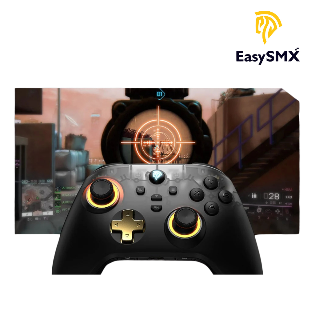 EasySMX D05 Mando para juegos multiplataforma con base de carga 