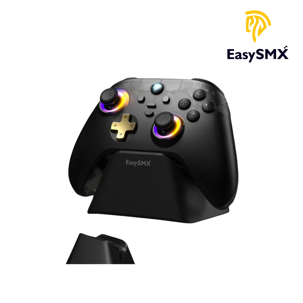 EasySMX D05 Mando para juegos multiplataforma con base de carga 