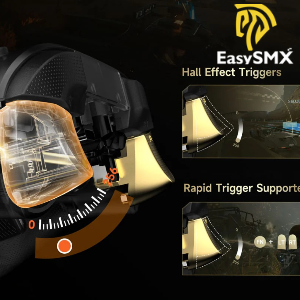 EasySMX D05 Mando para juegos multiplataforma con base de carga 