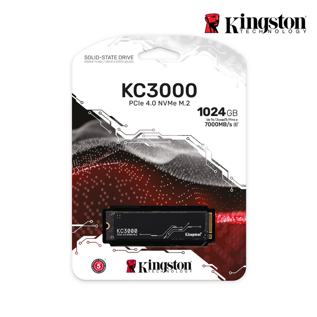 Almacenamiento SSD Kingston M.2 2280 KC3000 1 TB PCIe. 4.0 NVMe