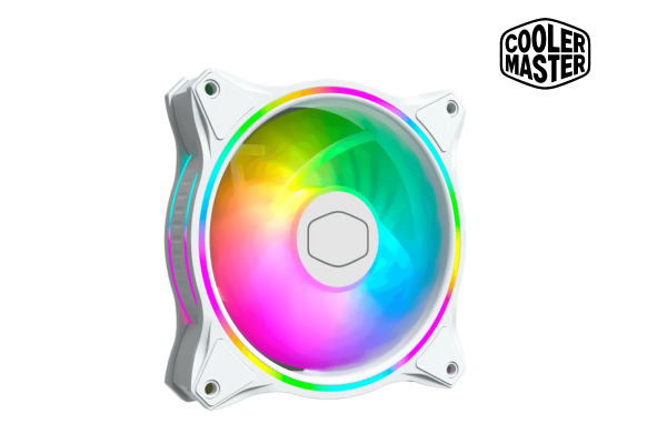 Ventilador Case Cooler Master MF Halo ARGB 120mm Blanco