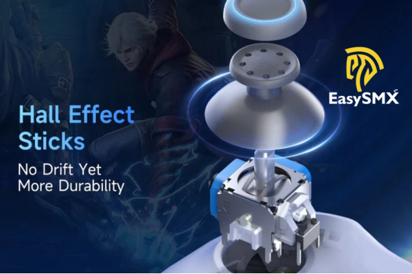 Controlador de Juevos Moviles EasySMX M15 con Joysticks en Efecto HALL