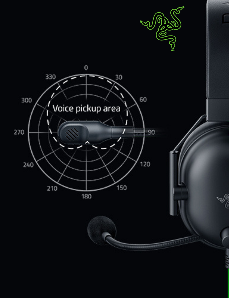 Adifonos con Microfono Razer BlackShark V2 7.1 Multi-Plataforma Negro