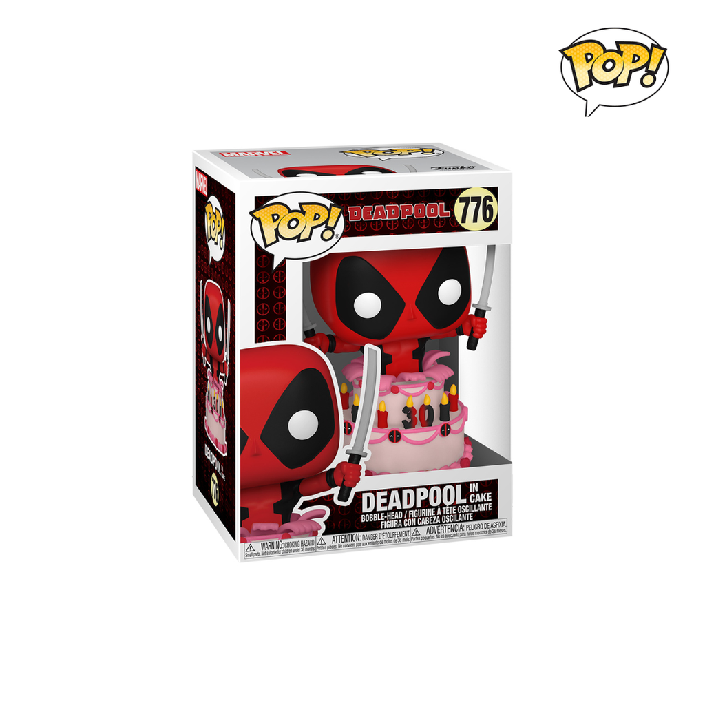 Funko Pop Marvel DeadPool - DeadPool in Cake