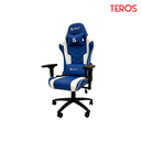 TEROS TE-8126B Silla Gamer Azul con Blanco