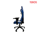 TEROS TE-8126B Silla Gamer Azul con Blanco