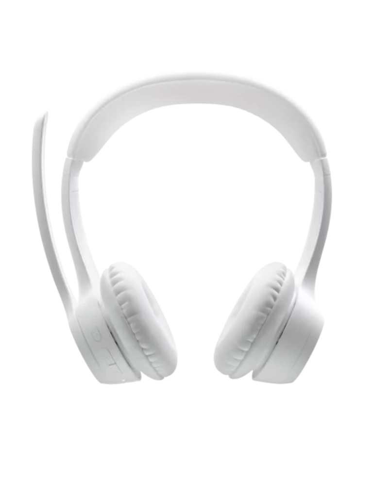 Audífono c/microf. Logitech zona 300 bluetooth/20hrs White