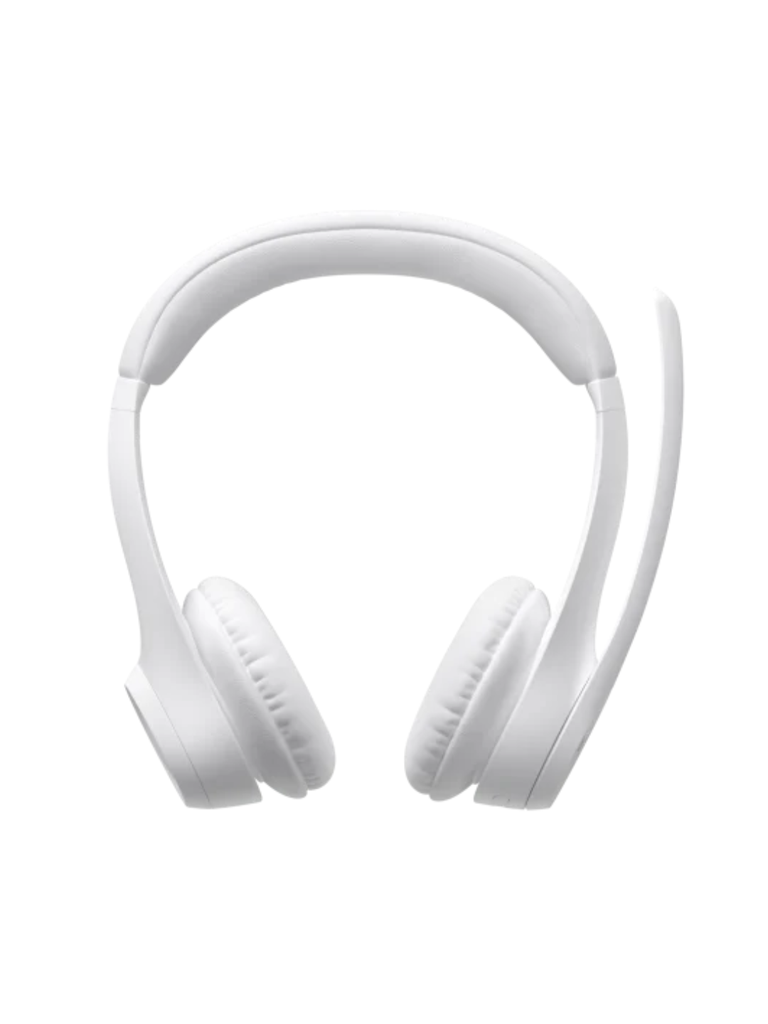 Audífono c/microf. Logitech zona 300 bluetooth/20hrs White
