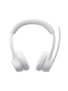Audífono c/microf. Logitech zona 300 bluetooth/20hrs White
