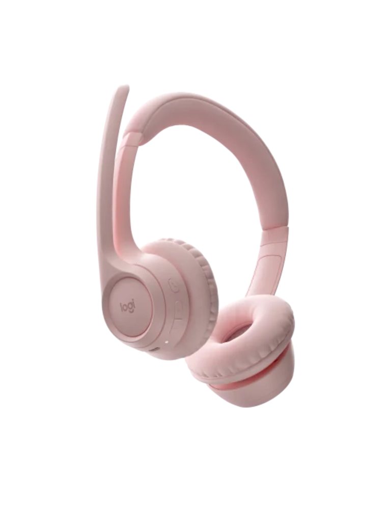 Audífono c/microf. Logitech zona 300 bluetooth/20hrs Rose