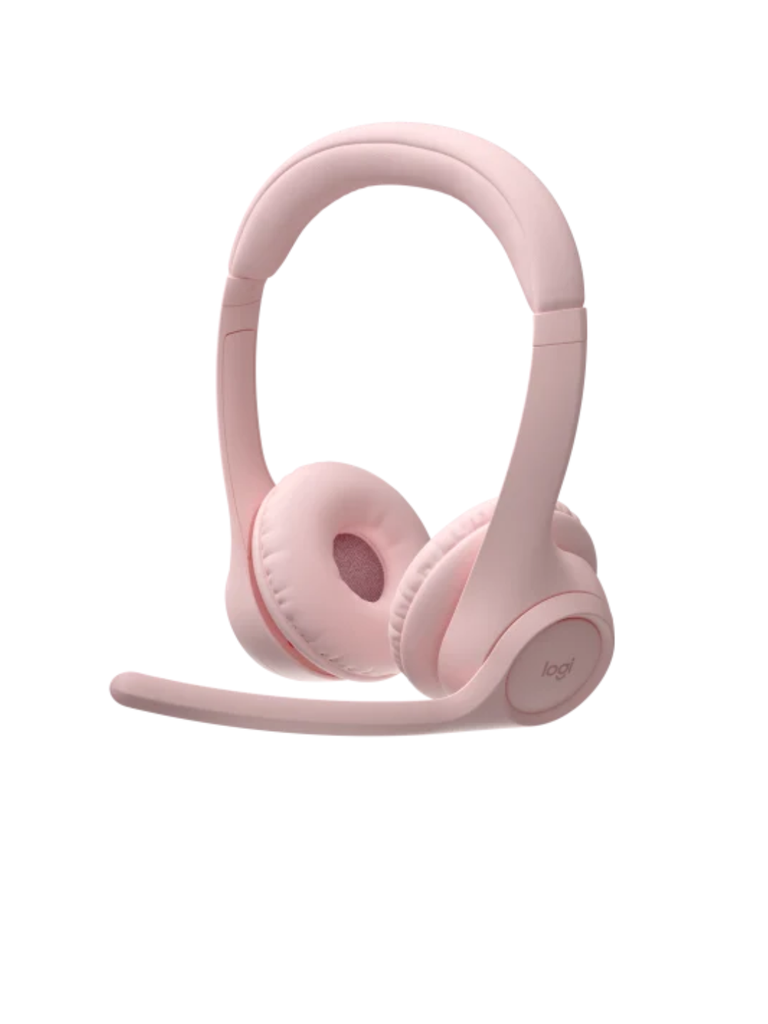 Audífono c/microf. Logitech zona 300 bluetooth/20hrs Rose
