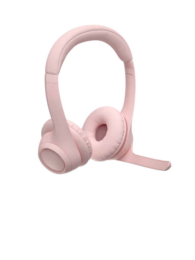 Audífono c/microf. Logitech zona 300 bluetooth/20hrs Rose