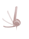Audífono c/microf. Logitech h390 USB noise cancelling Rose