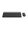 Teclado Logitech + Mouse Mk470 Wireless Slim USB Black