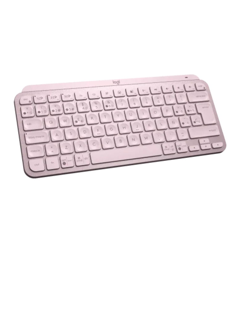 Teclado Logitech MX Keys mini Multi-Device BT iluminado rose Sp 