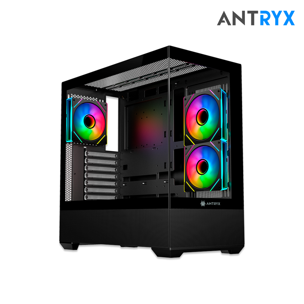 Antryx FX 740 Black Case ARGB Fan x3