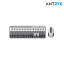 Antryx Kit + Teclado Wireless + Mouse WS-970 Gray Holder Slot