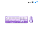 Antryx Kit + Teclado Wireless + Mouse WS-970 Purple Holder Slot