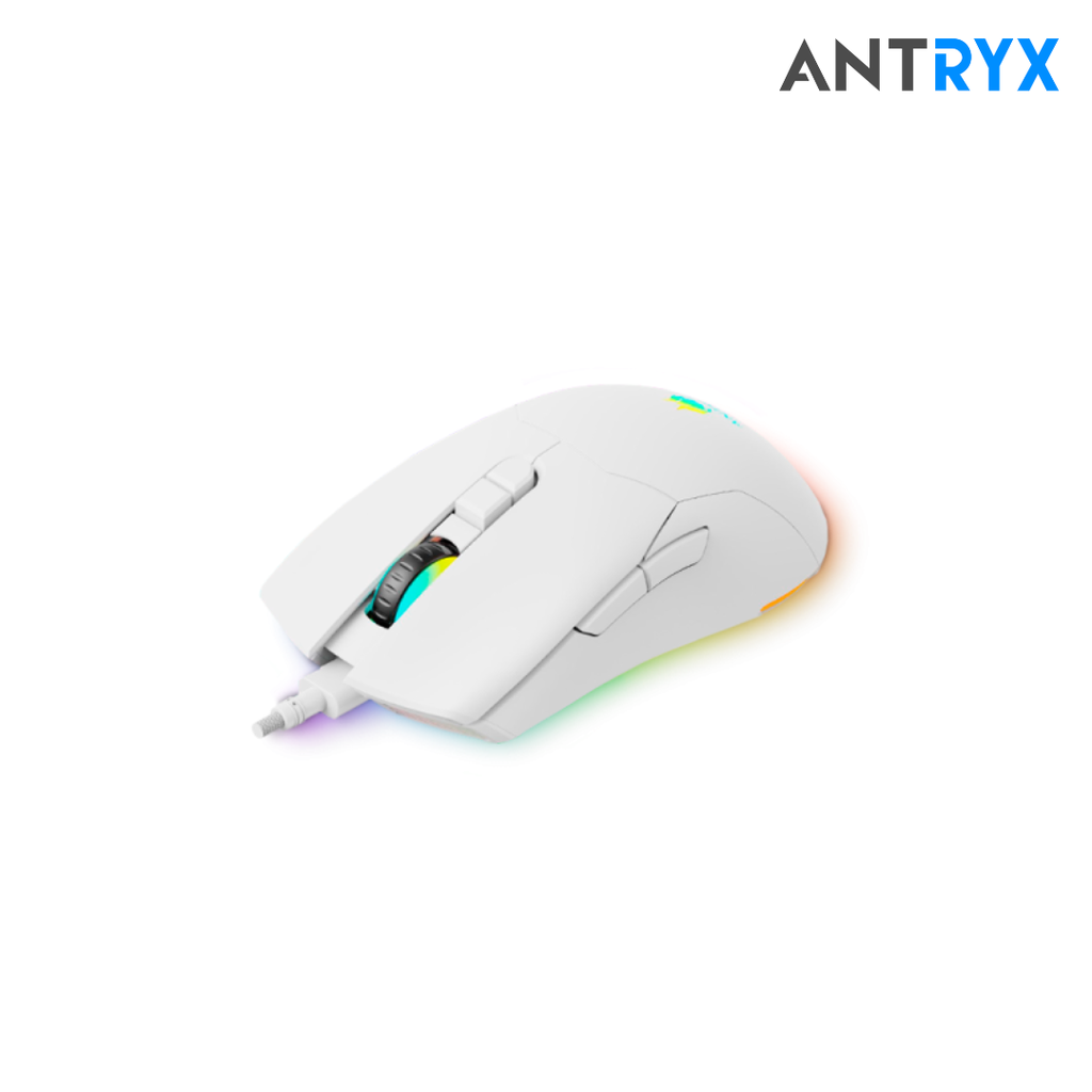 Antryx Kit gaming Audifono + Teclado Blue Switch + Mouse GC-3100 x3 White