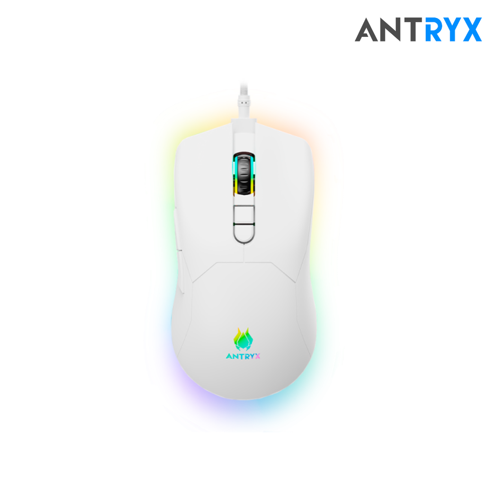 Antryx Kit gaming Audifono + Teclado Blue Switch + Mouse GC-3100 x3 White
