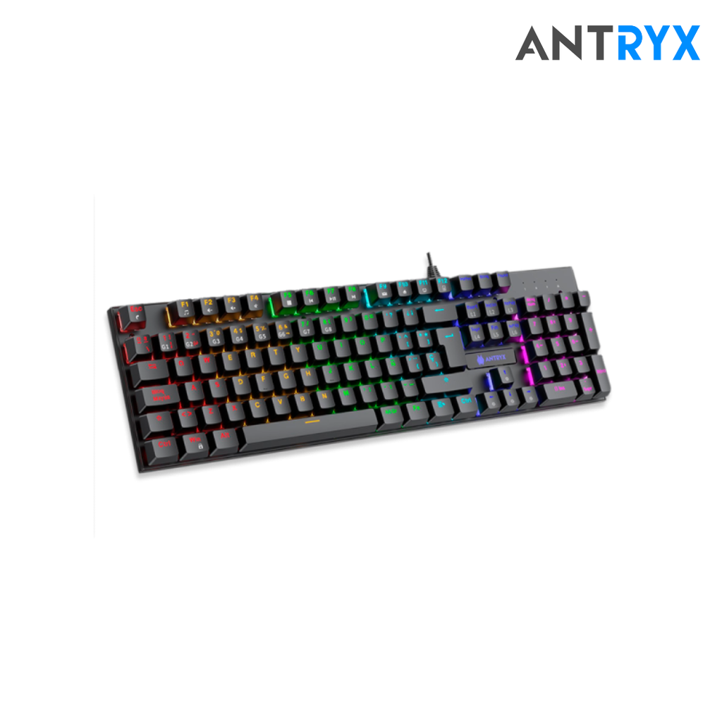 Antryx Kit gaming Teclado Mecanico Blue Switch + Mouse GC-3100 Black