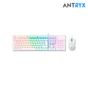 Antryx Kit gaming Teclado Mecanico Blue Switch + Mouse GC-3100 White