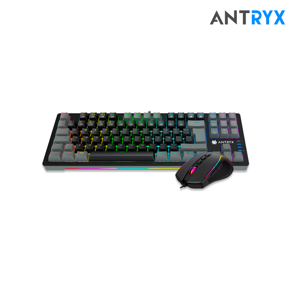 Antryx Kit gaming Teclado Mecanico Blue Switch + Mouse GC-5500