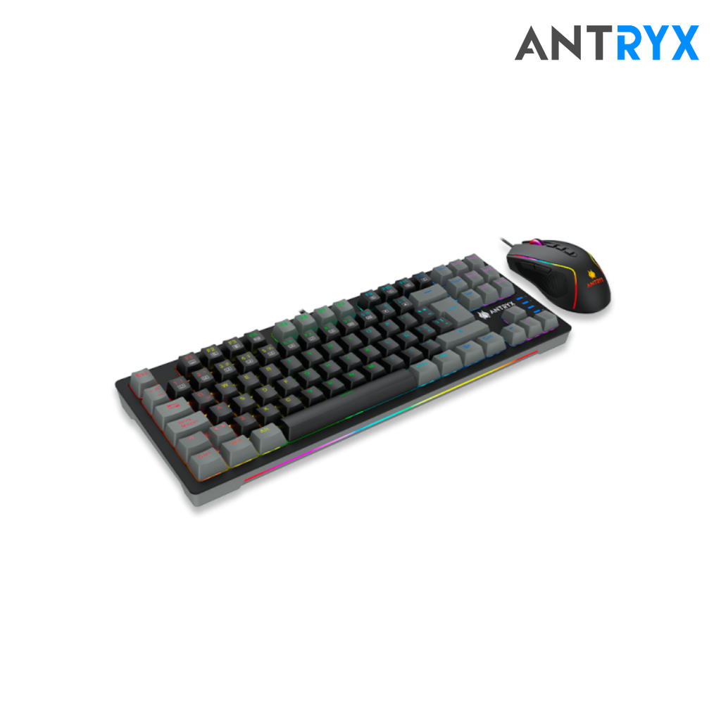 Antryx Kit gaming Teclado Mecanico Blue Switch + Mouse GC-5500