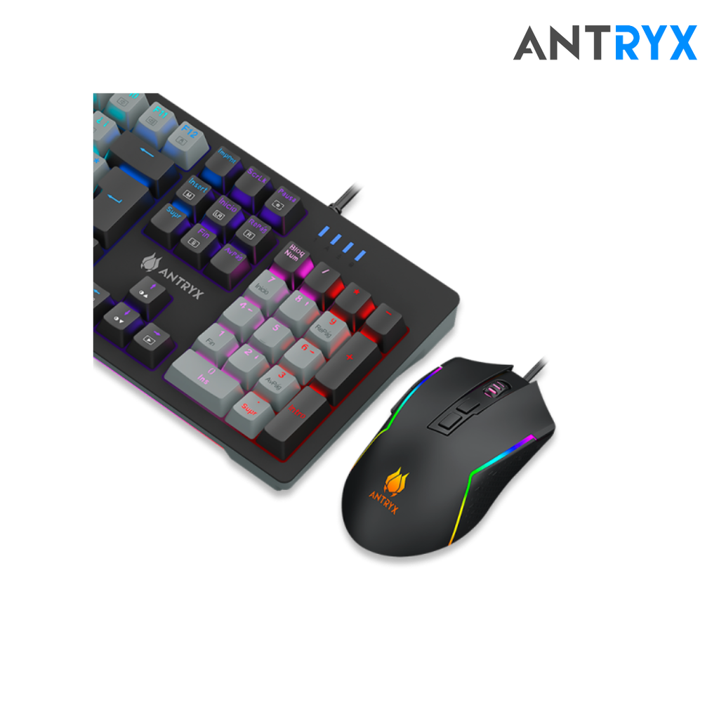 Antryx Kit gaming Teclado Mecanico Blue Switch + Mouse GC-5600
