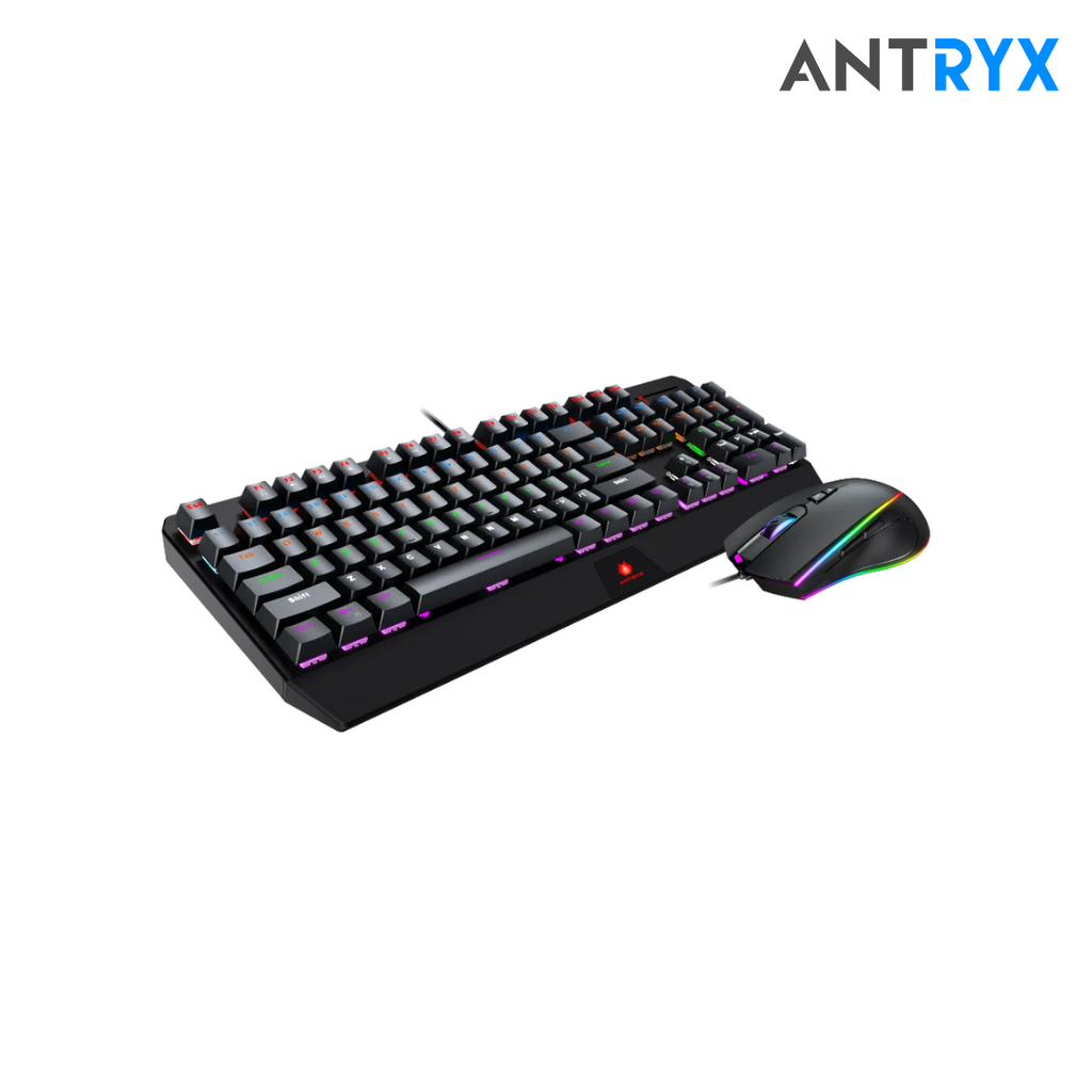 Antryx Kit gaming Teclado Mecanico Purple Switch + Mouse GC-5100