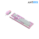 Antryx Kit gaming Teclado Mecanico Red Switch + Mouse GC-5400 Pink