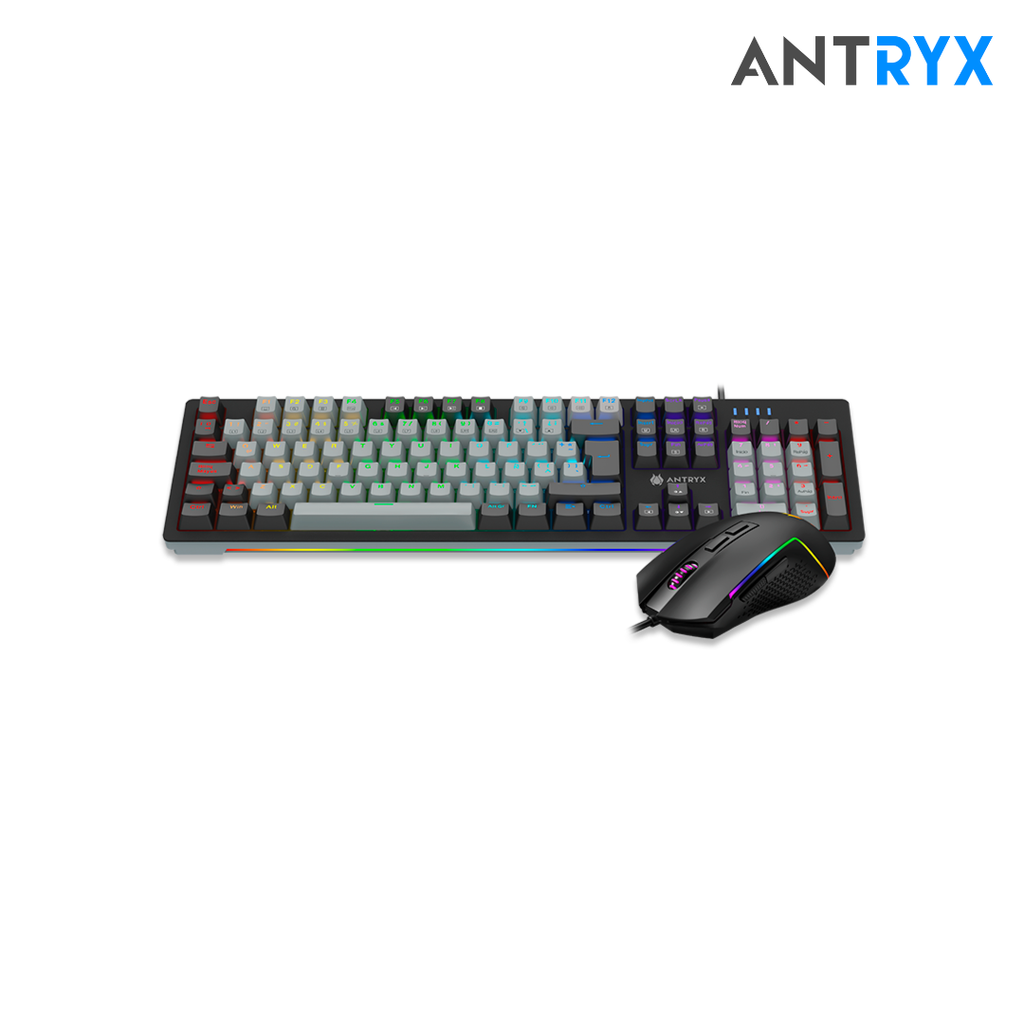 Antryx Kit gaming Teclado Mecanico Red Switch + Mouse GC-5600