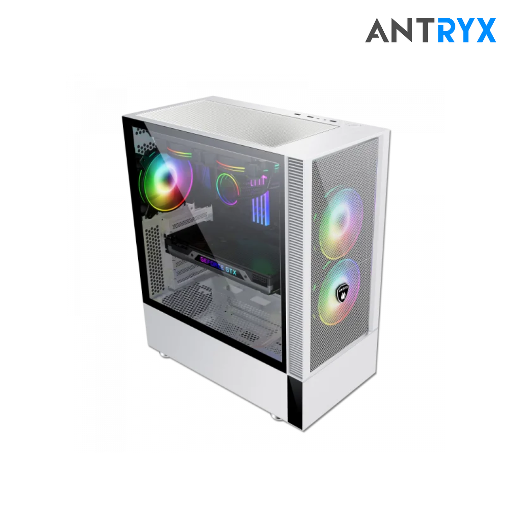 Antryx RX 460 Mesh White Case ARGB Fan x3