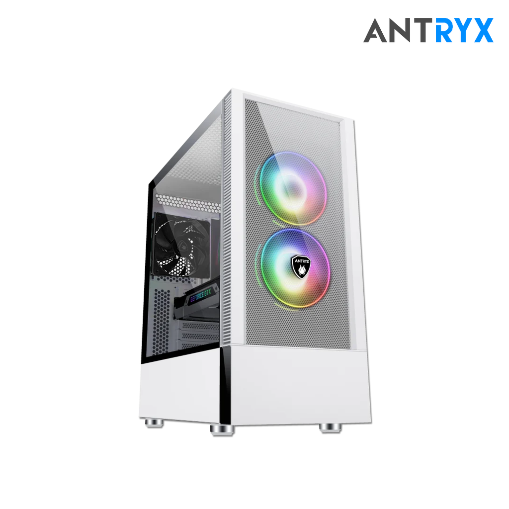 Antryx RX 460 Mesh White Case ARGB Fan x3