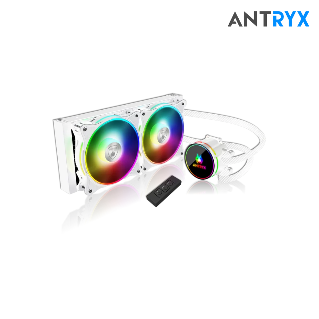 Antryx Triton EVO 240 White Enfriamiento Liquido ARGB